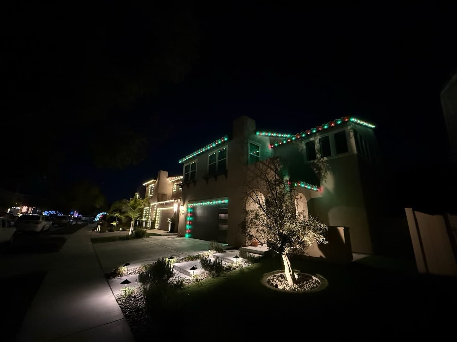 Festive Holiday Lighting, holiday lighting in Santee, San Diego